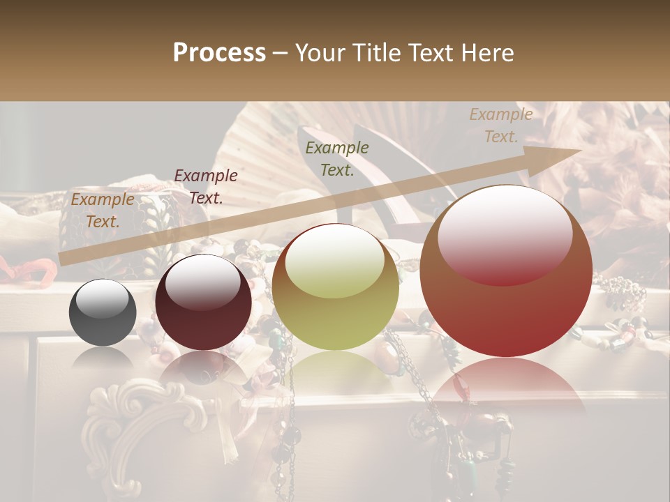 Feathers Earrings Commode PowerPoint Template