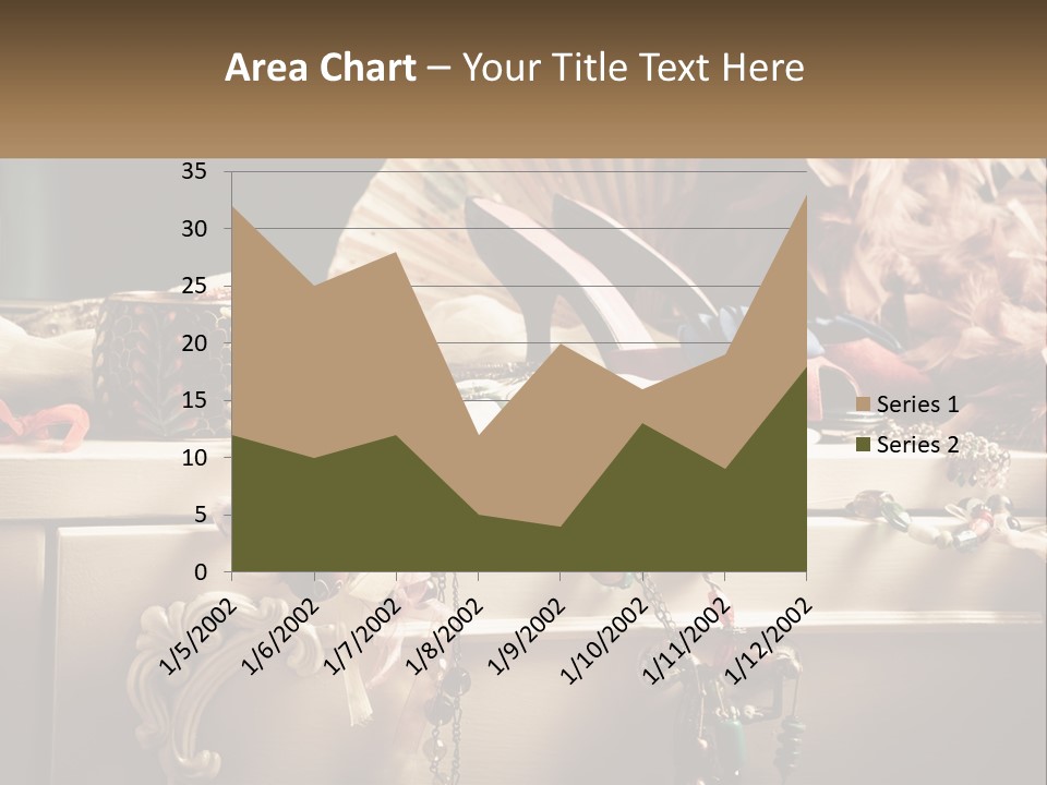 Feathers Earrings Commode PowerPoint Template