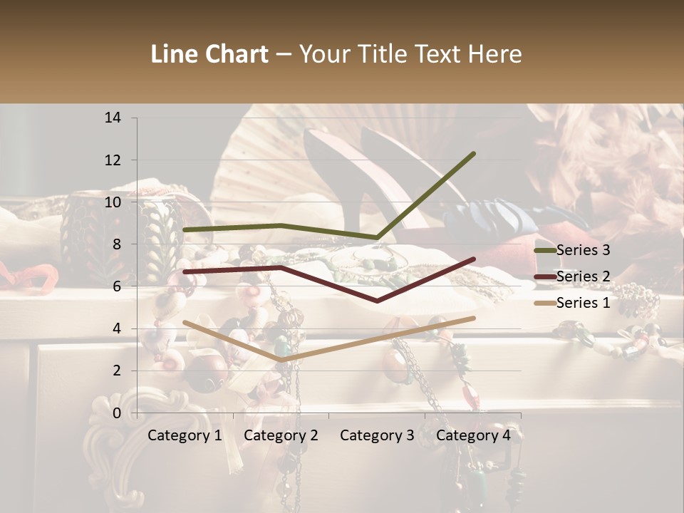 Feathers Earrings Commode PowerPoint Template