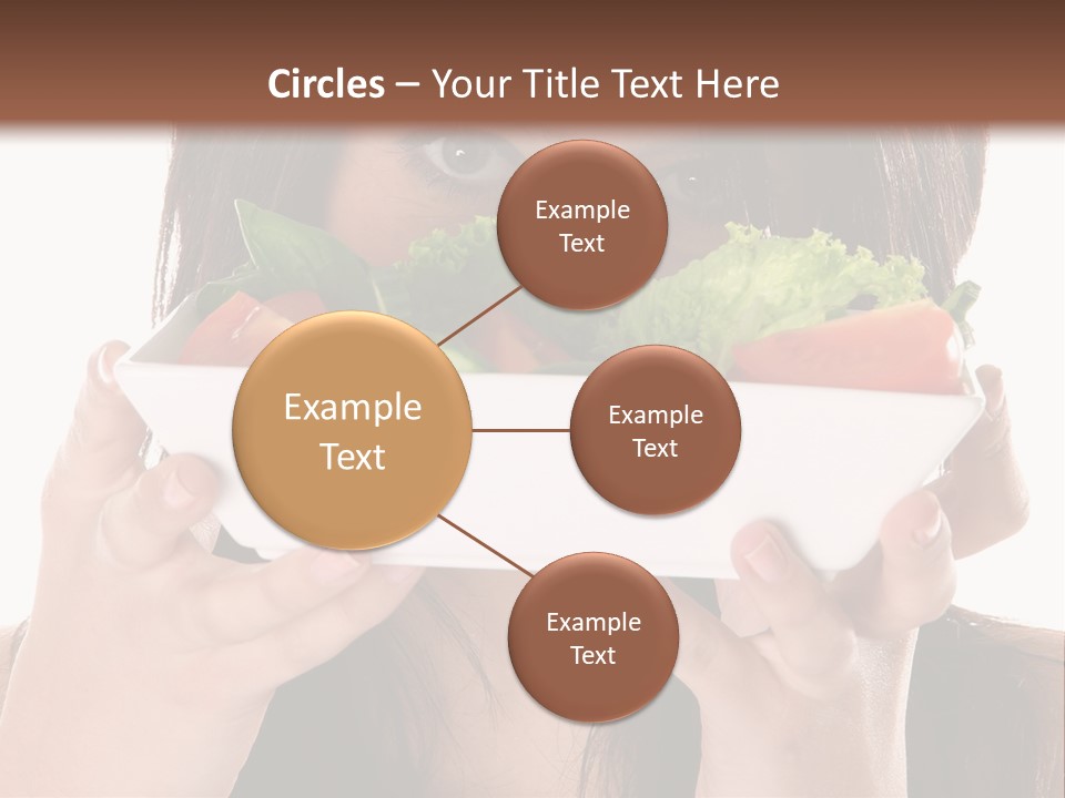 Vegetarian Salad Fitness PowerPoint Template