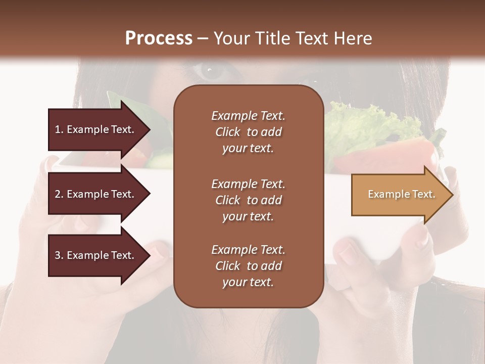 Vegetarian Salad Fitness PowerPoint Template