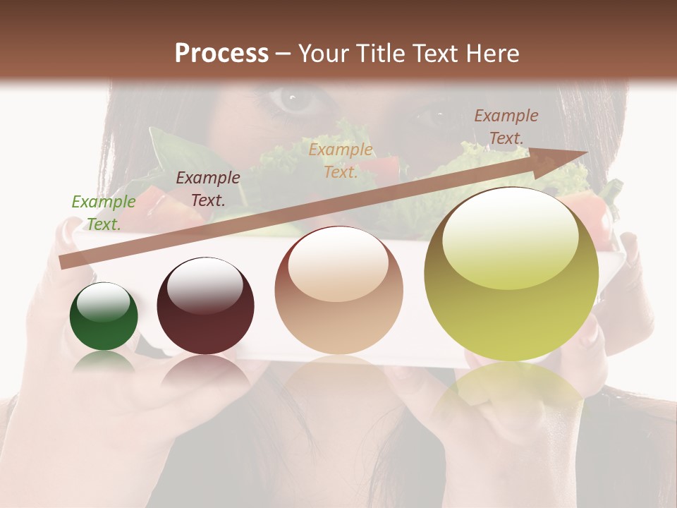 Vegetarian Salad Fitness PowerPoint Template