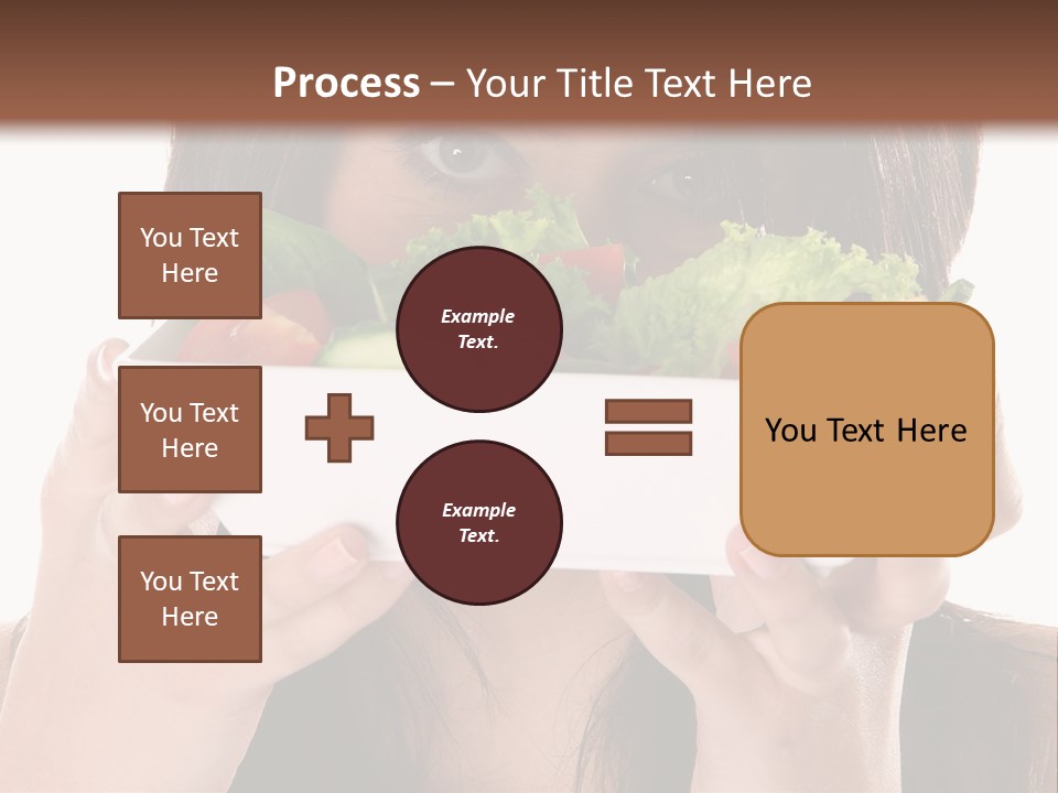 Vegetarian Salad Fitness PowerPoint Template