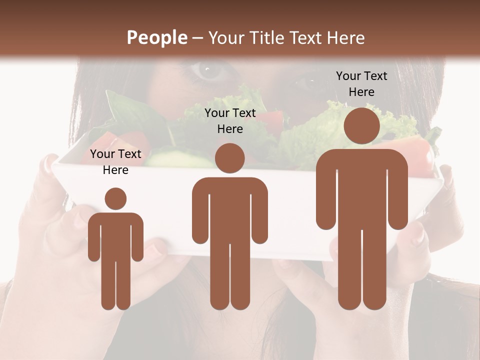 Vegetarian Salad Fitness PowerPoint Template