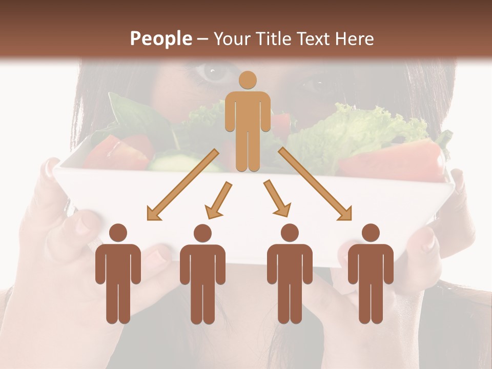 Vegetarian Salad Fitness PowerPoint Template