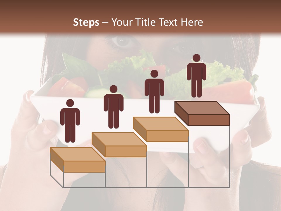 Vegetarian Salad Fitness PowerPoint Template