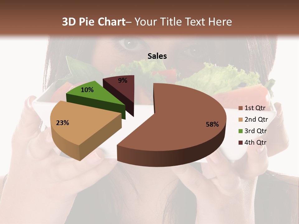 Vegetarian Salad Fitness PowerPoint Template