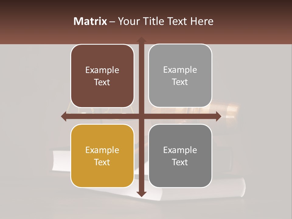 Sentence Wooden Lawyer PowerPoint Template