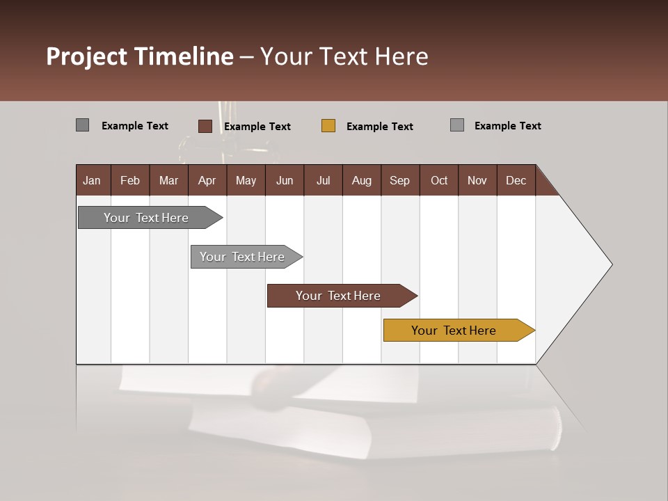 Sentence Wooden Lawyer PowerPoint Template