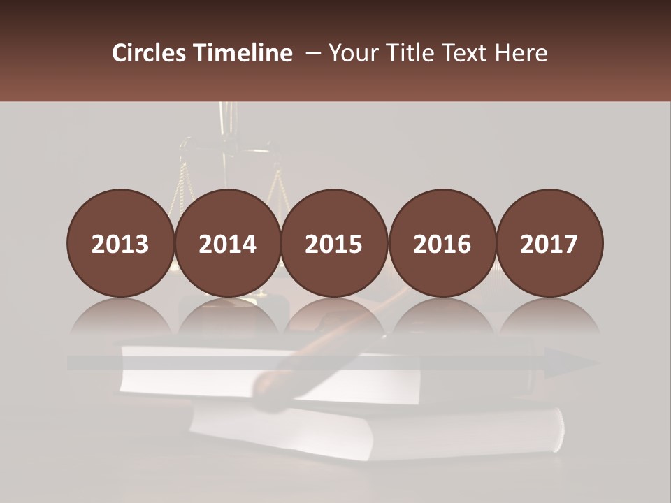 Sentence Wooden Lawyer PowerPoint Template