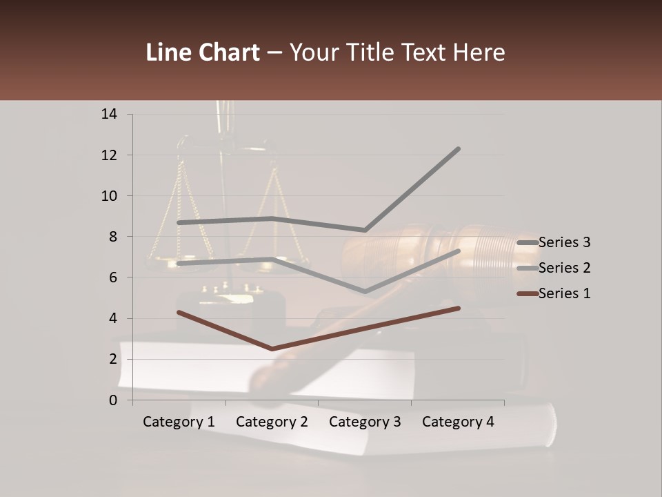 Sentence Wooden Lawyer PowerPoint Template