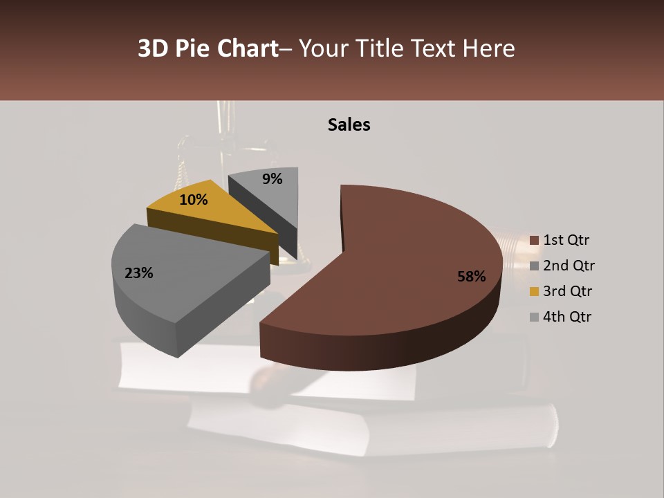 Sentence Wooden Lawyer PowerPoint Template