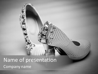 Horizontal Elegance Married PowerPoint Template