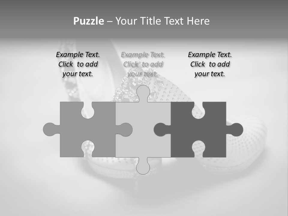 Horizontal Elegance Married PowerPoint Template