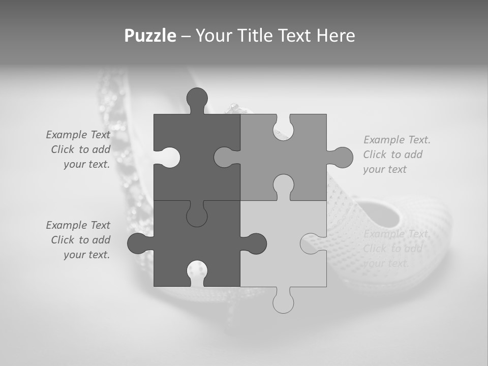 Horizontal Elegance Married PowerPoint Template