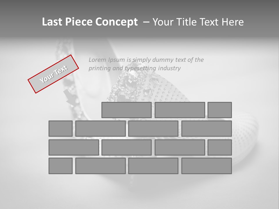 Horizontal Elegance Married PowerPoint Template