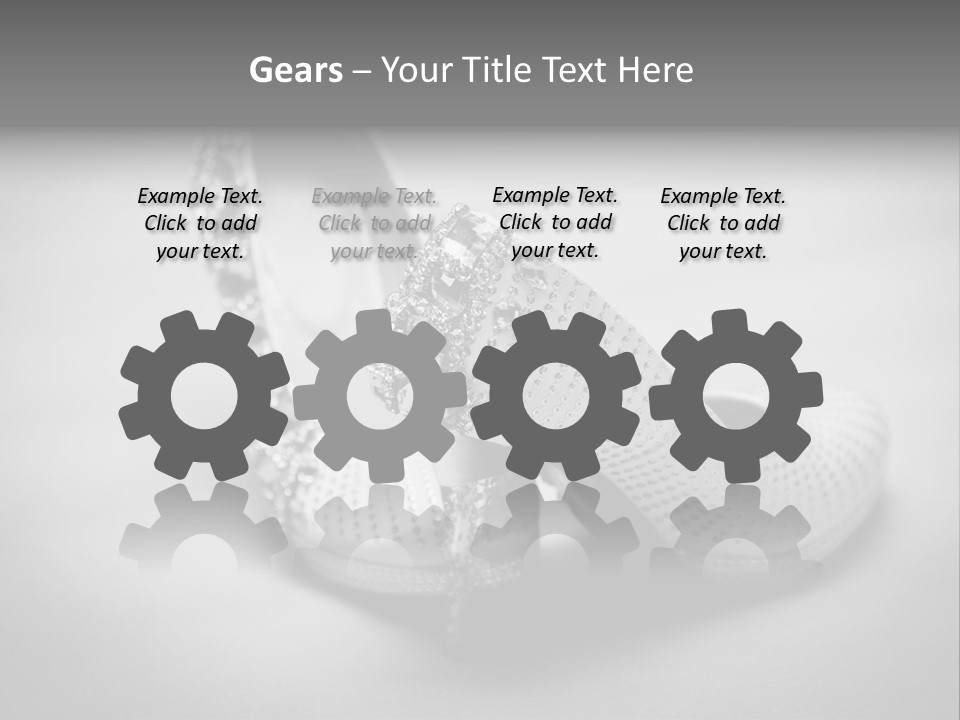 Horizontal Elegance Married PowerPoint Template