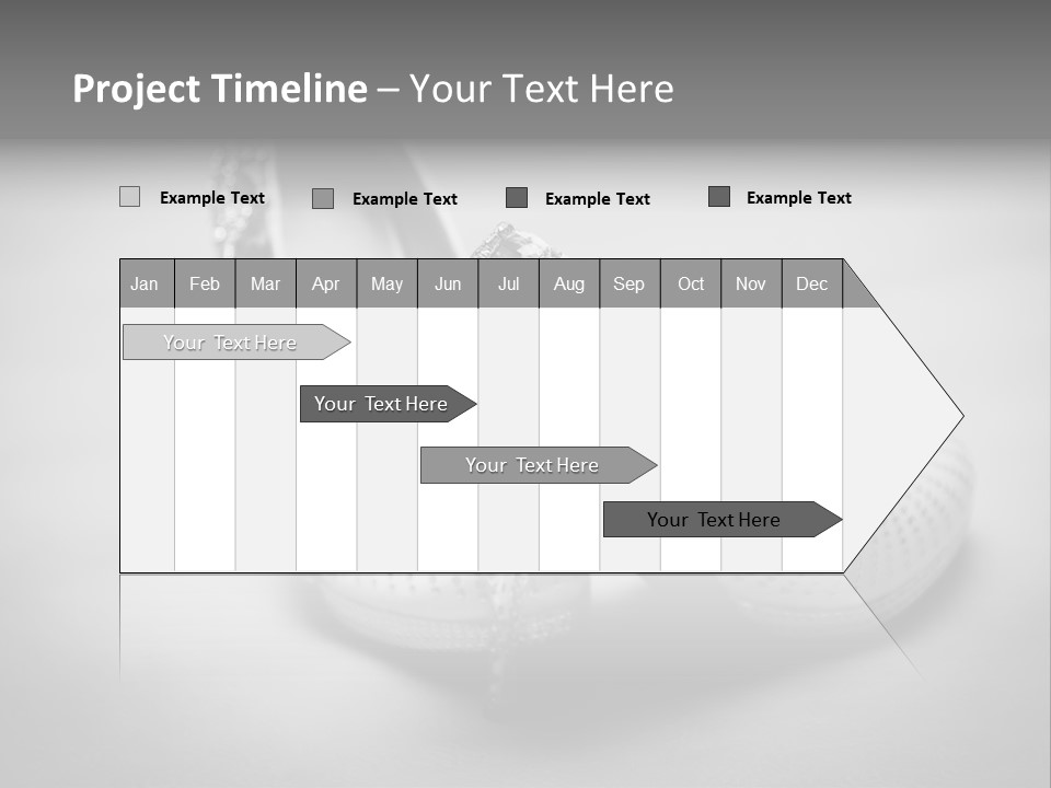 Horizontal Elegance Married PowerPoint Template