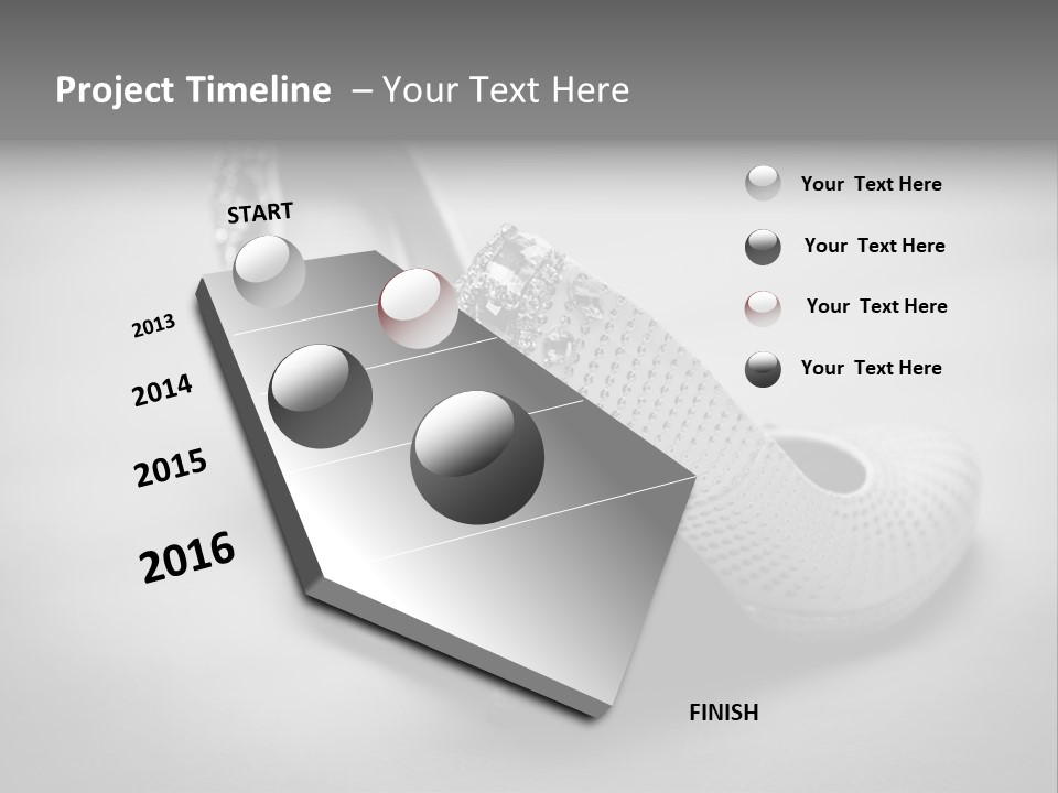 Horizontal Elegance Married PowerPoint Template