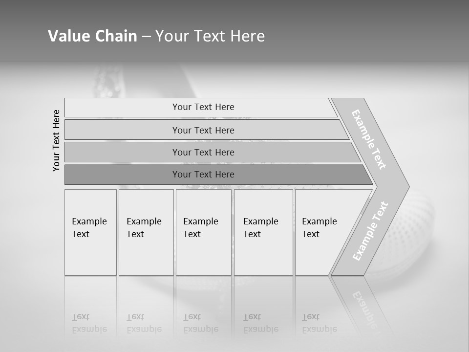 Horizontal Elegance Married PowerPoint Template