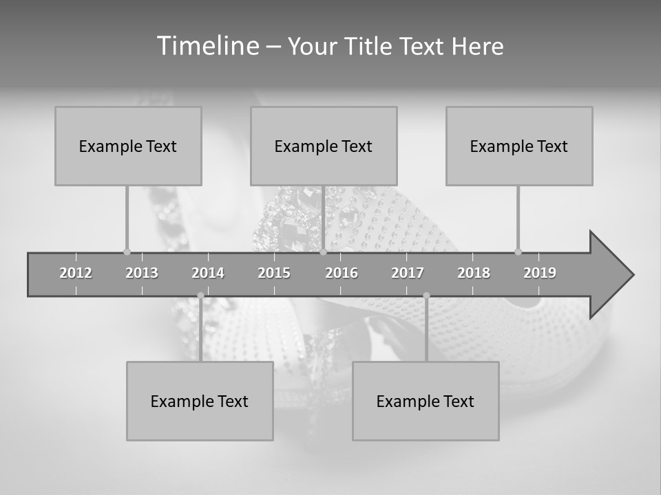 Horizontal Elegance Married PowerPoint Template