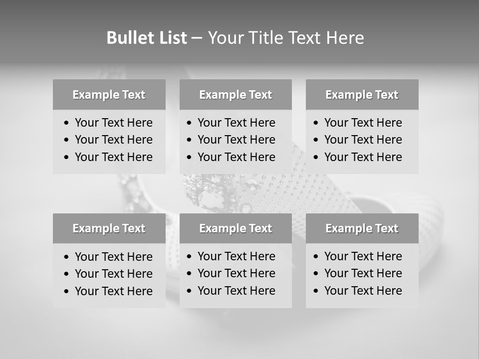 Horizontal Elegance Married PowerPoint Template