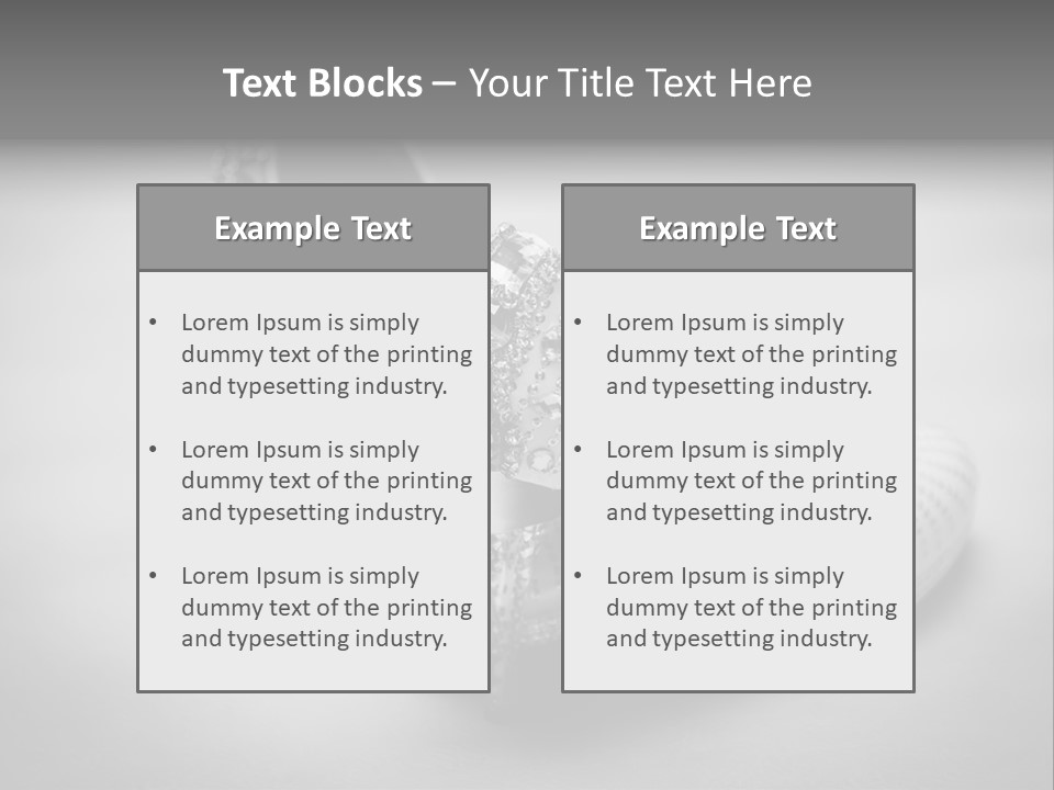Horizontal Elegance Married PowerPoint Template