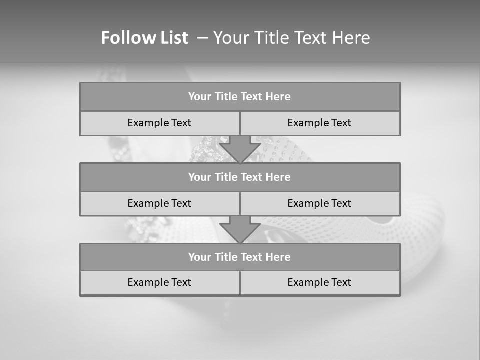 Horizontal Elegance Married PowerPoint Template