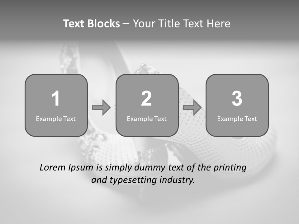 Horizontal Elegance Married PowerPoint Template