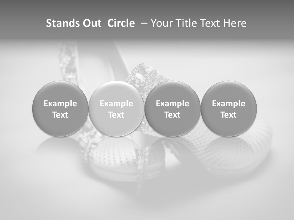 Horizontal Elegance Married PowerPoint Template