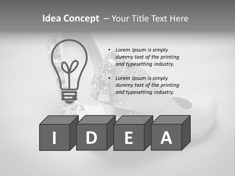 Horizontal Elegance Married PowerPoint Template