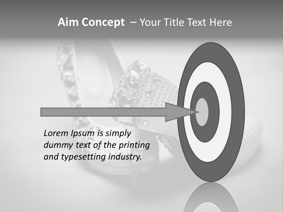 Horizontal Elegance Married PowerPoint Template