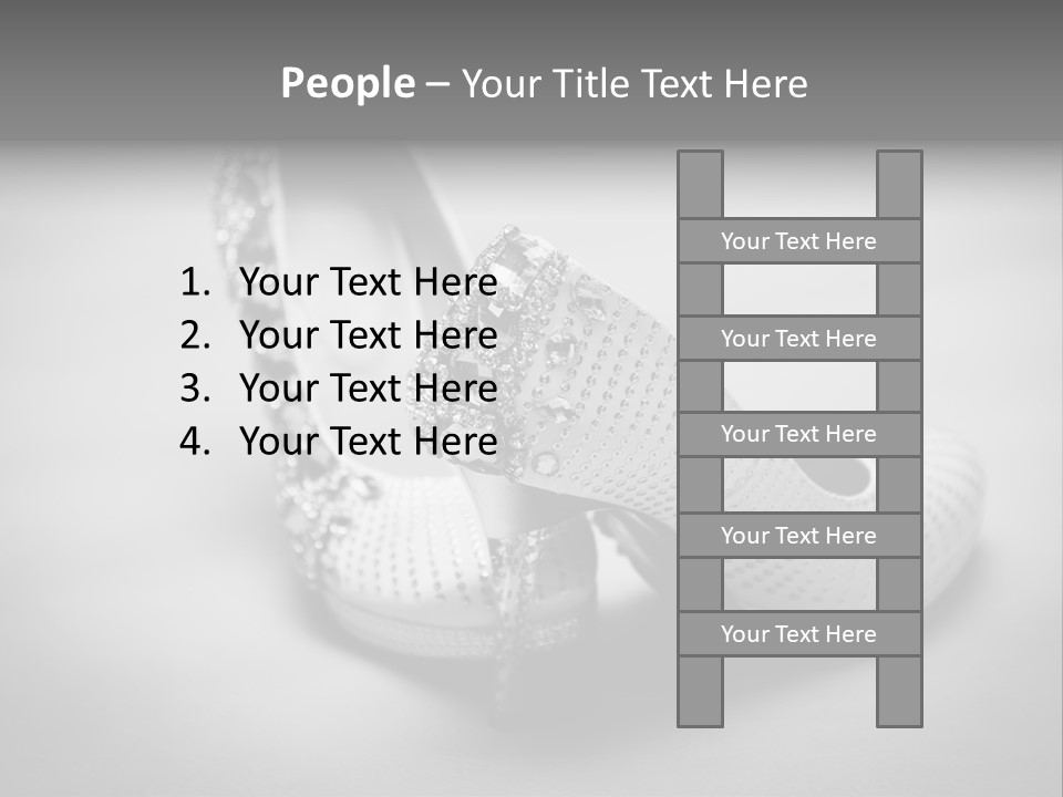 Horizontal Elegance Married PowerPoint Template