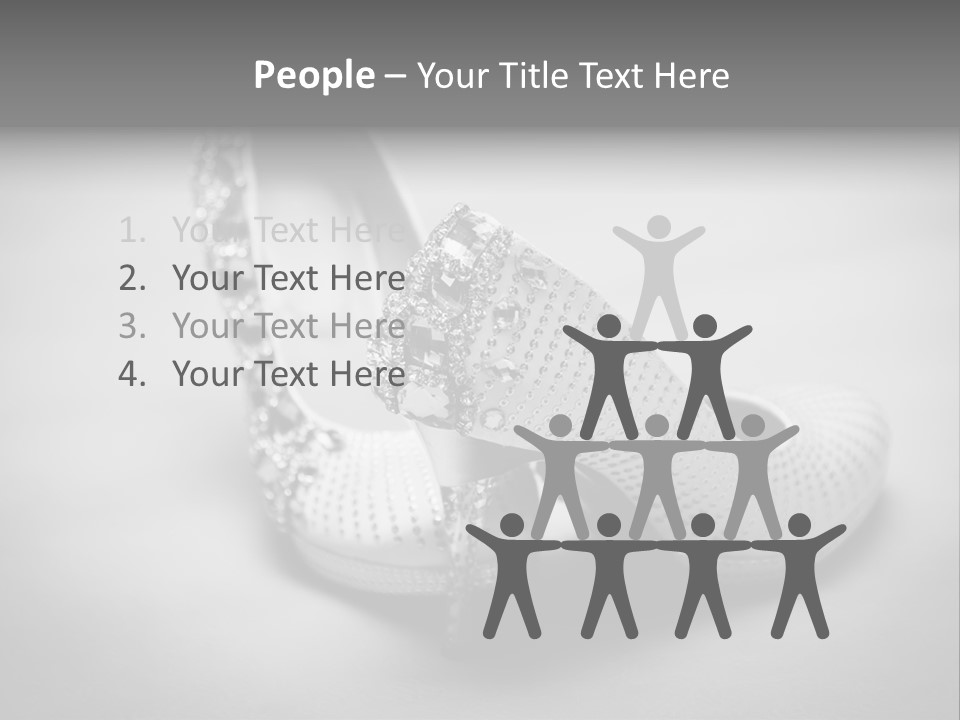 Horizontal Elegance Married PowerPoint Template