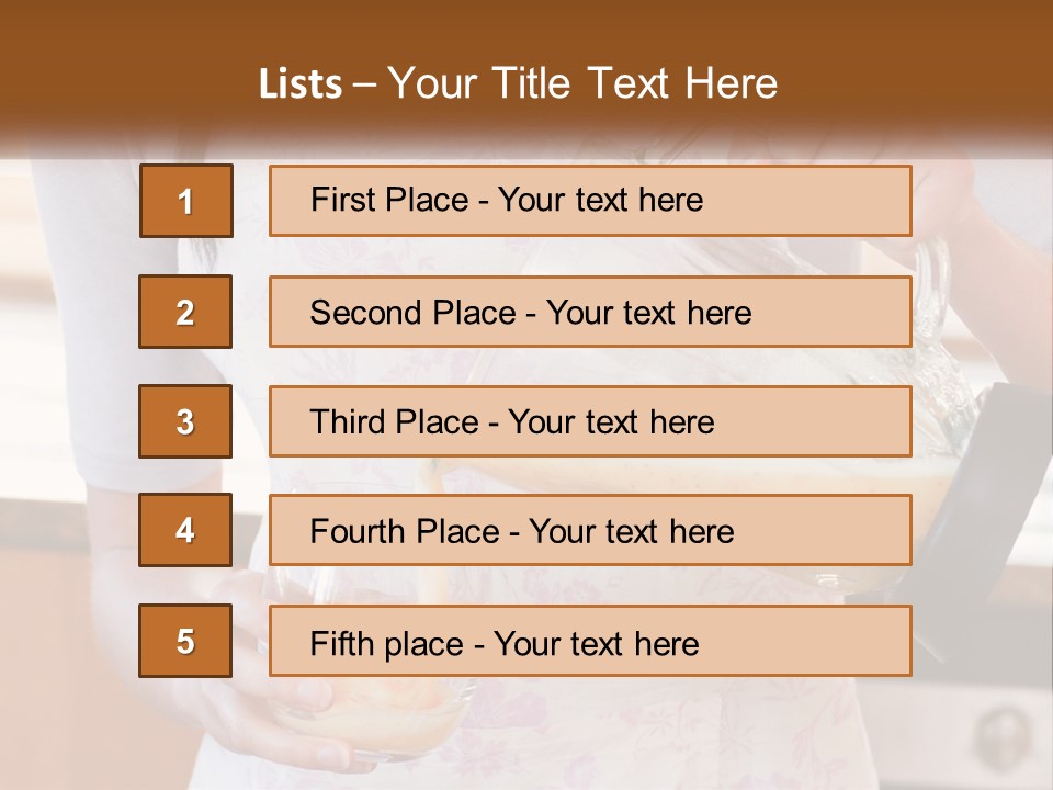 Diet Kitchen Food PowerPoint Template
