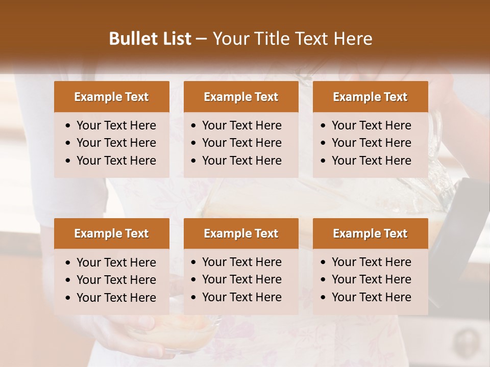 Diet Kitchen Food PowerPoint Template