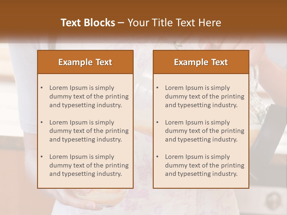 Diet Kitchen Food PowerPoint Template