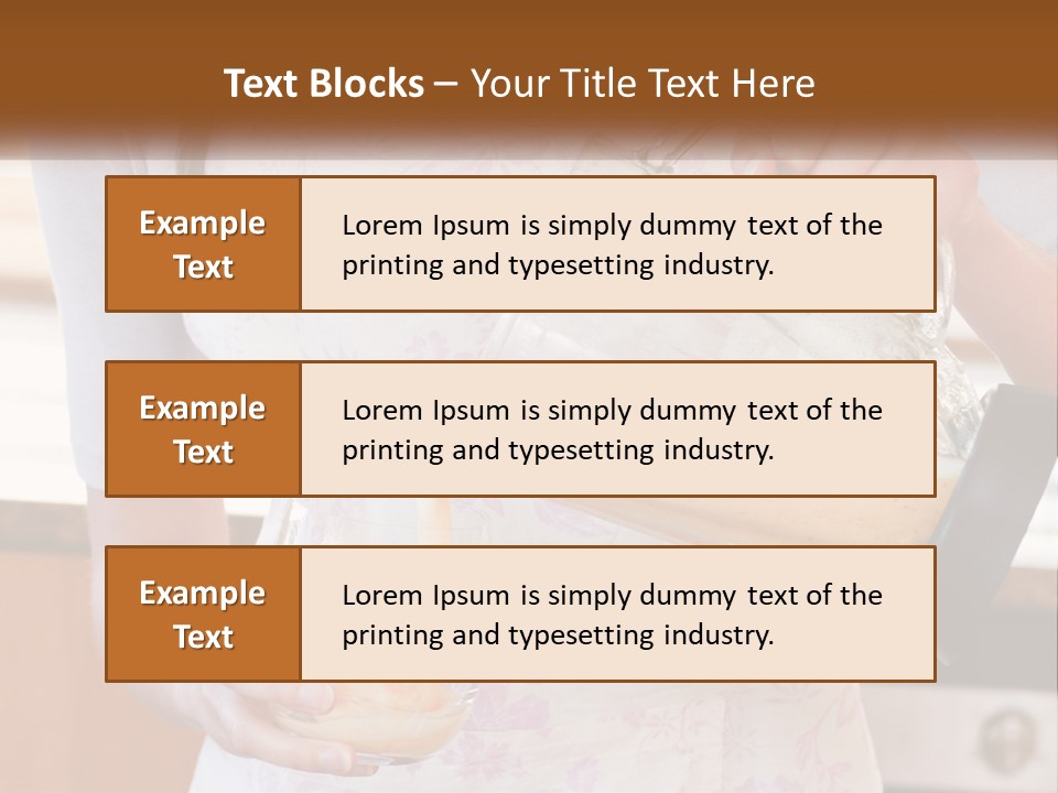 Diet Kitchen Food PowerPoint Template
