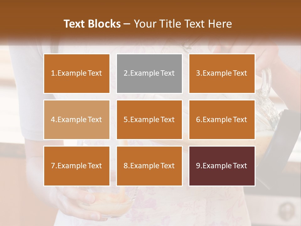 Diet Kitchen Food PowerPoint Template