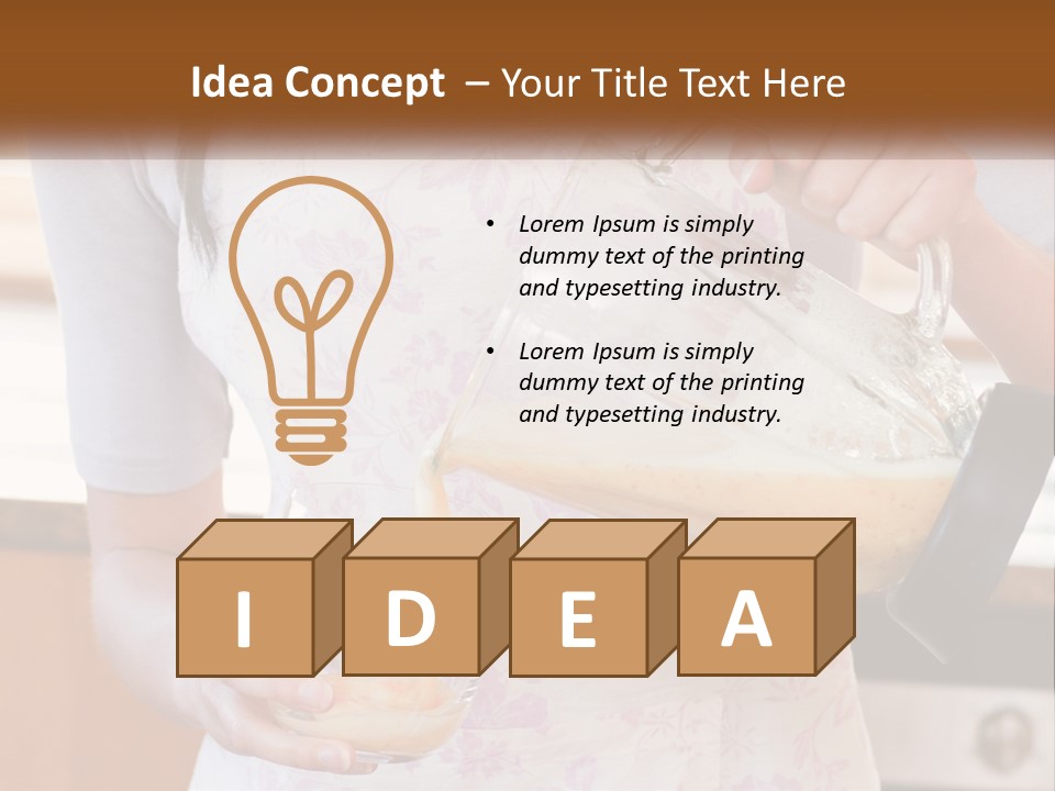 Diet Kitchen Food PowerPoint Template