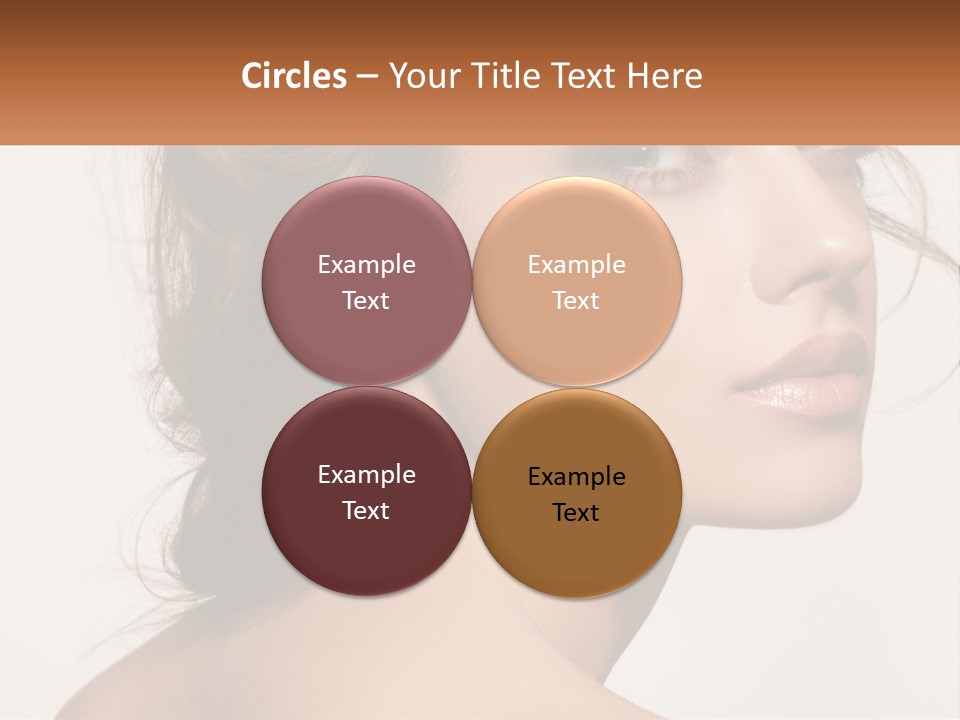 Wellbeing Cosmetology Closeup PowerPoint Template