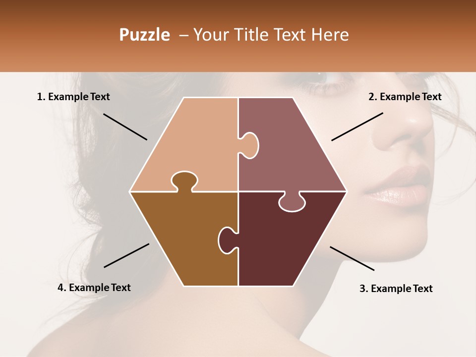 Wellbeing Cosmetology Closeup PowerPoint Template