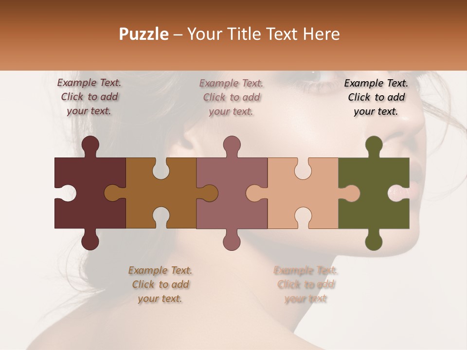 Wellbeing Cosmetology Closeup PowerPoint Template