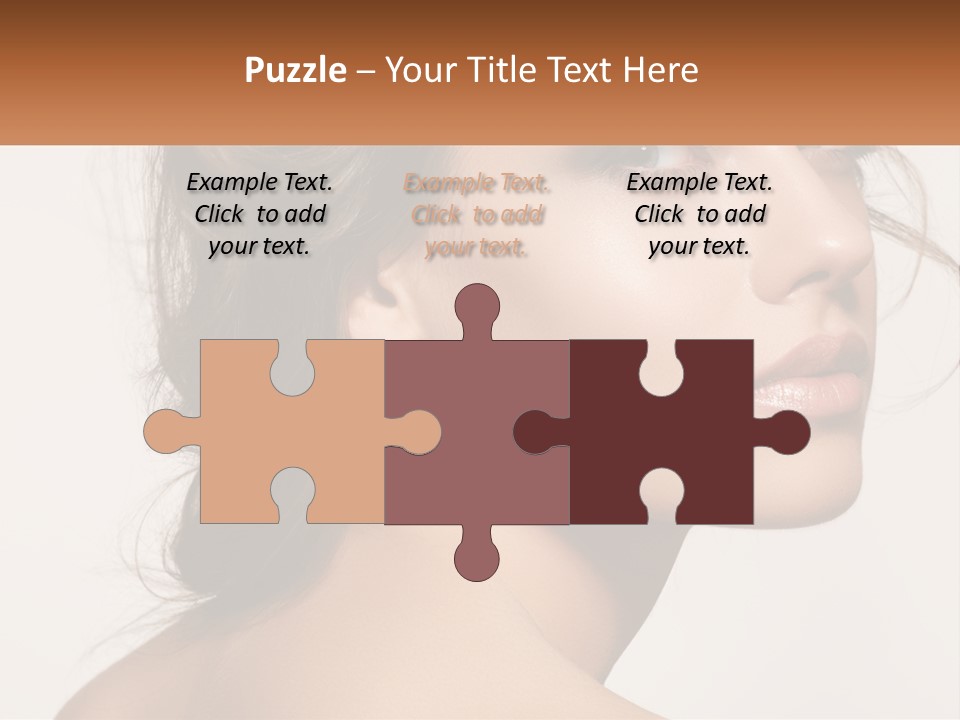 Wellbeing Cosmetology Closeup PowerPoint Template