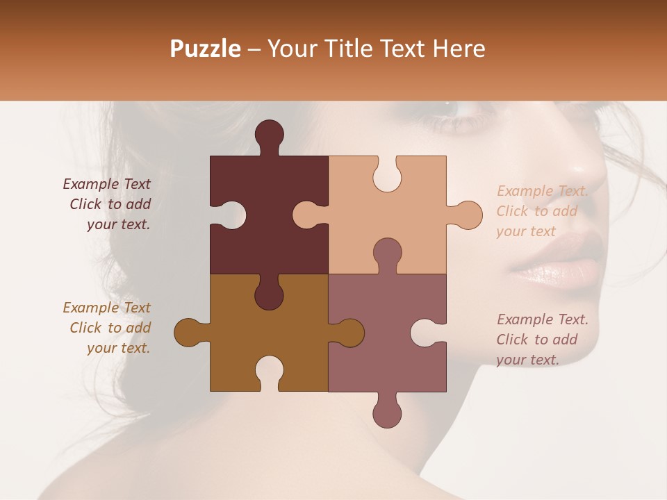 Wellbeing Cosmetology Closeup PowerPoint Template