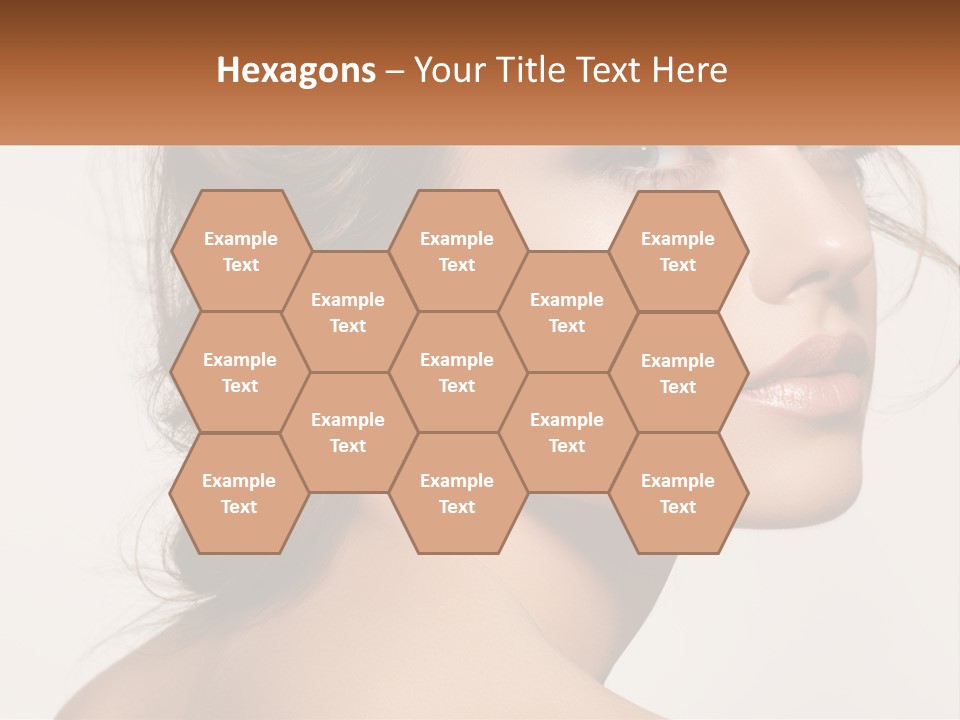 Wellbeing Cosmetology Closeup PowerPoint Template