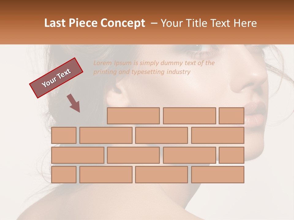 Wellbeing Cosmetology Closeup PowerPoint Template