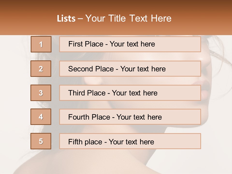 Wellbeing Cosmetology Closeup PowerPoint Template