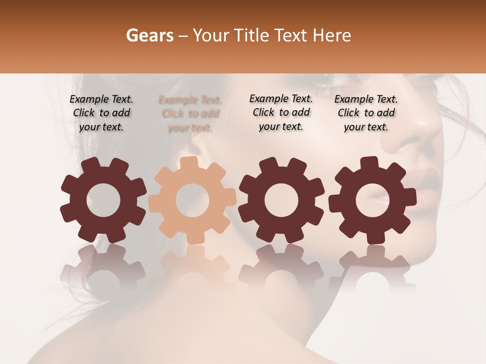 Wellbeing Cosmetology Closeup PowerPoint Template