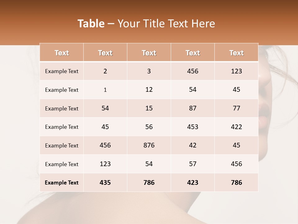 Wellbeing Cosmetology Closeup PowerPoint Template
